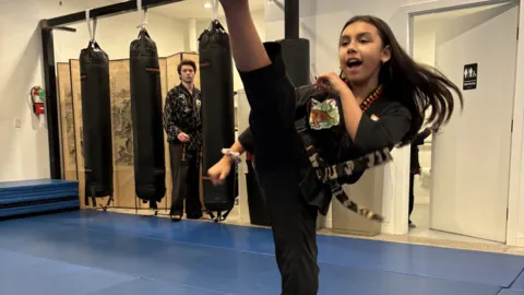 Teen martial arts students in Los Alamitos